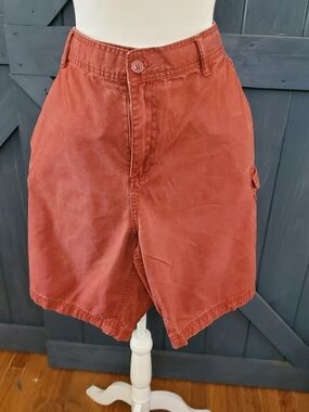 Men's Rust Cargo Shorts with Side Pocket